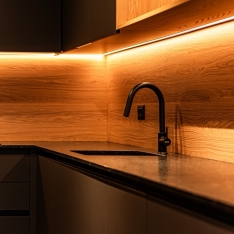 Blat bucatarie granit Steel Grey satinat