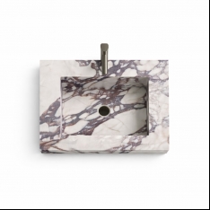 Lavoar cu o cuvă Calacatta Viola – Ceramică, realizat la comandă