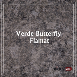 Placa gatit granit - Verde Butterfly fiamat