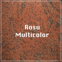 Placa gatit granit - Rosu Multicolor fiamat