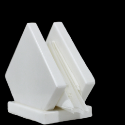 Suport servetele marmura - cristal white15*20cm