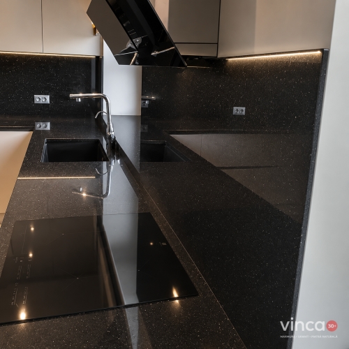 Blat Granit Negru Galaxy
