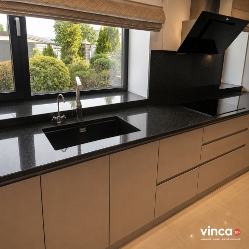 Blat Granit Negru Galaxy