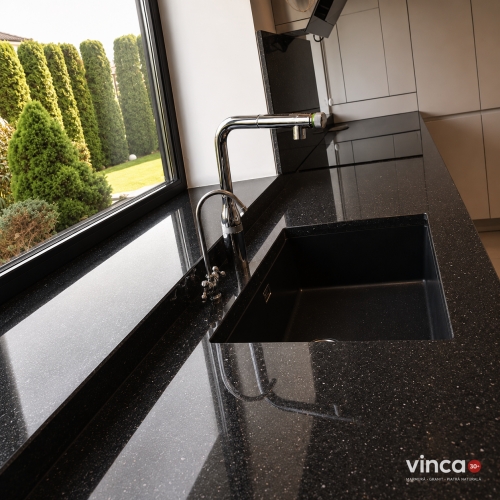 Blat Granit Negru Galaxy