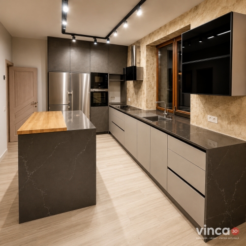 Blat Cuart Nero Marquina 3cm