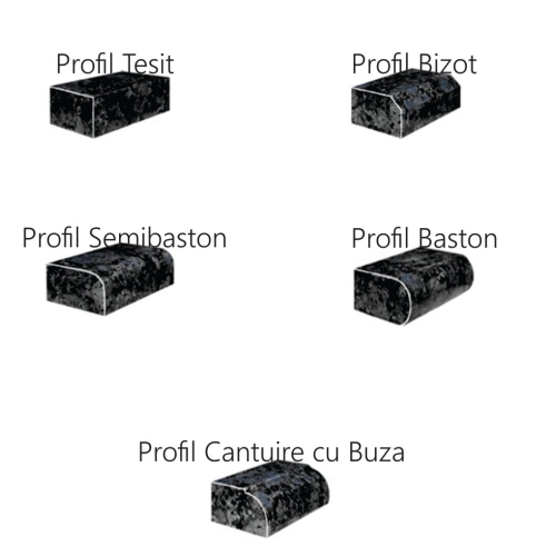 Granit de exterior Maron Tan lustruit