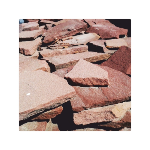 Pasi japonezi piatra naturala sandstone rosu