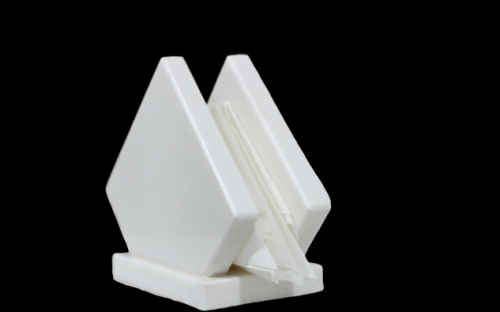 Suport servetele marmura - cristal white15*20cm