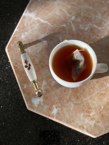 Tava cu manere Marmura Bej Nova Roz 30*30*1