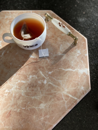 Tava cu manere Marmura Bej Nova Roz 30*30*1