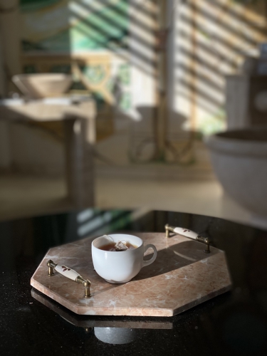 Tava cu manere Marmura Bej Nova Roz 30*30*1