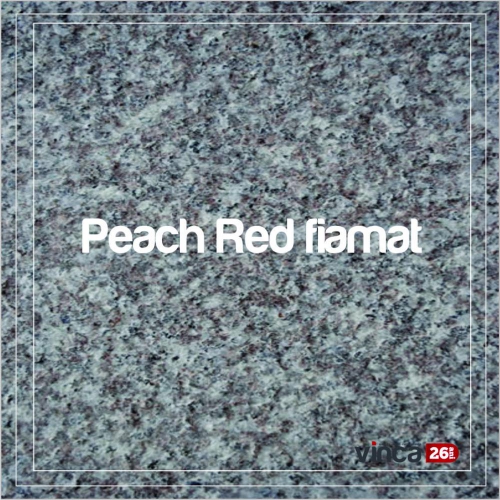 Trepte Granit fiamat exterior Peach Red 2cm