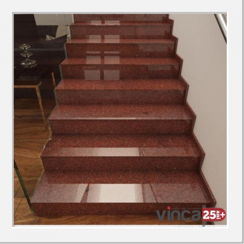 Trepte Granit Imperial Red lustruit