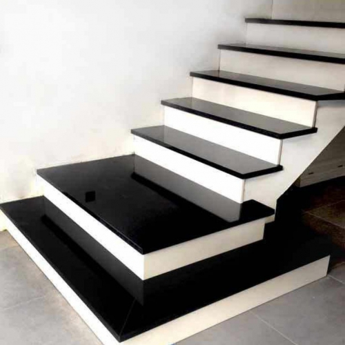 Trepte Granit Negru Galaxy