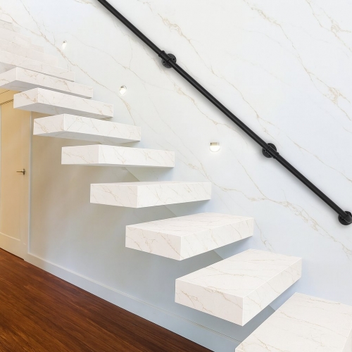 Trepte plutitoarea cuart Calacatta Bearn