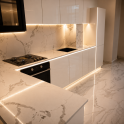 Blat bucatarie Cuart Crystal Calacatta Silva
