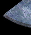 Consola Semirotunda - Blat Marmura Verde Jungla