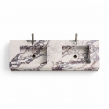 Lavoar cu 2 cuve Calacatta Viola