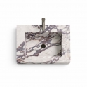 Lavoar cu o cuvă Calacatta Viola – Ceramică, realizat la comandă
