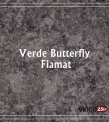 Placa gatit granit - Verde Butterfly fiamat
