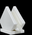 Suport servetele marmura - cristal white15*20cm