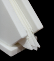 Suport servetele marmura - cristal white15*20cm