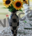 Vaza Caro Gri/Negru